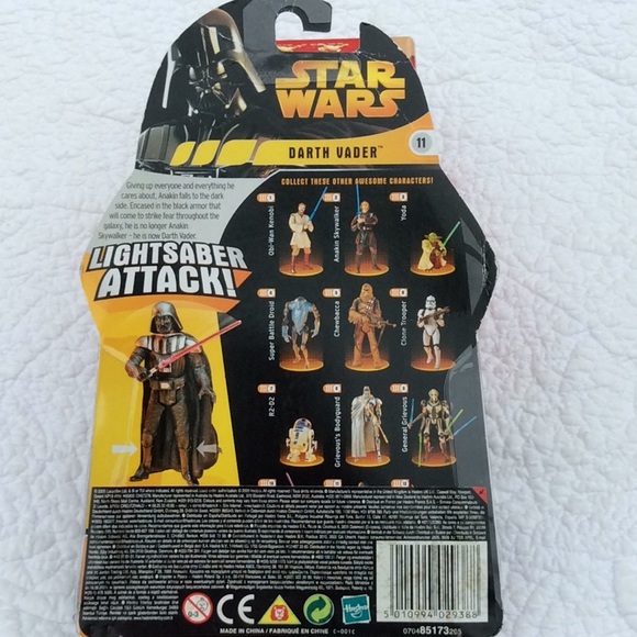 Star Wars Hasbro Action Figure Darth Vader NIB Year 2005 - Picture 4 of 7